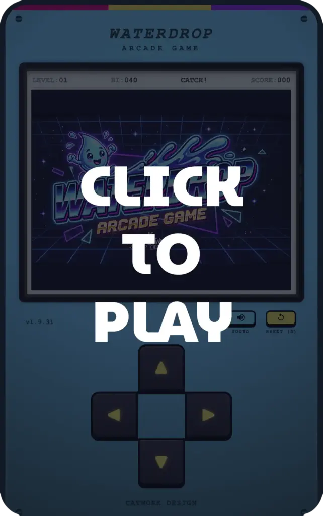 LCD Card Game Waterdrop - click to play