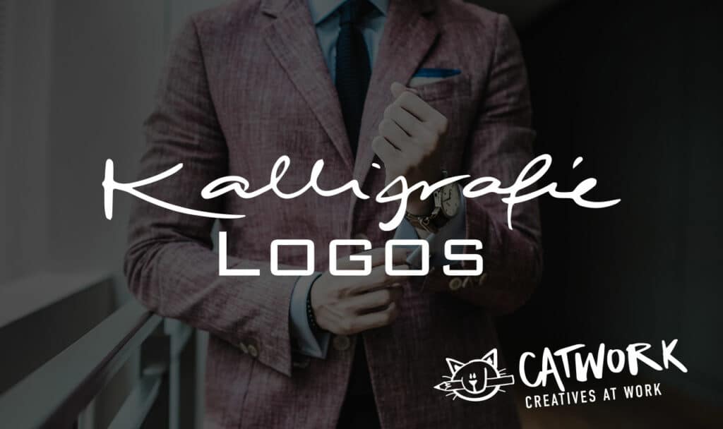Kalligrafisches Logo gestalten lassen - als kalligrafische Signatur, kalligrafisches Typografie-Logo oder kalligrafisches Design-Logo