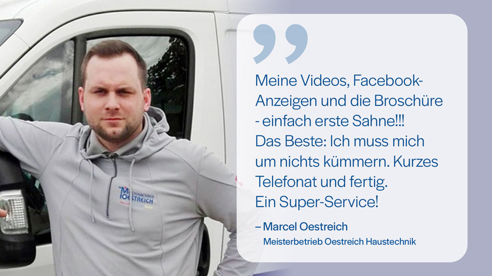 Referenz von Marcel Oestreich von Meisterbetrieb Oestreich